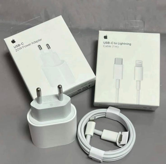 Chargeur iPhone complet haute qualité efficace a l’état de batterie ✅🔋