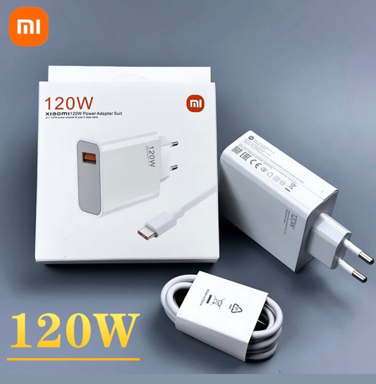 Chargeur complet Xiaomi 120W 🔋Fast Charge ⏳✅