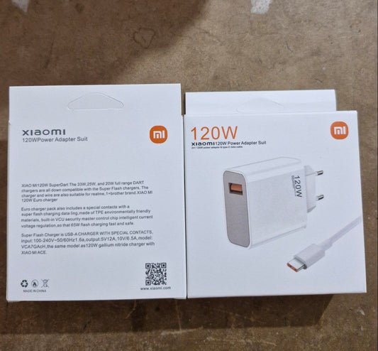 Chargeur complet Xiaomi 120W 🔋Fast Charge ⏳✅